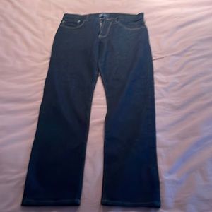 Gap Navy Blue 33x32 tapered jeans